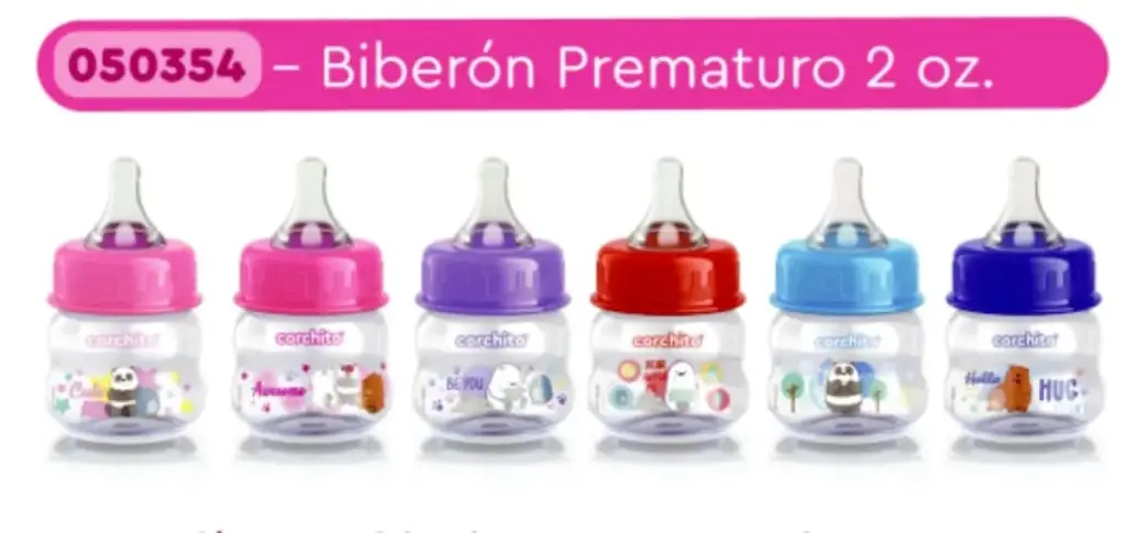 BIBERON 2 OZ CORCHITO PREMATURO 0354 