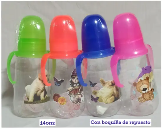 BIBERON 14 OZ GLOTON CON BOQUILLA PTP 0011 