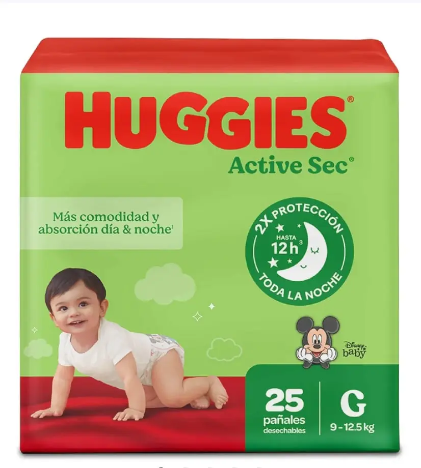 HUGGIES ACTIVE SEC 3X25 E.I.