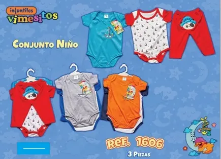 CONJINTO BODY X 2 + PANTALON 1605 / 1606 VIMESITOS