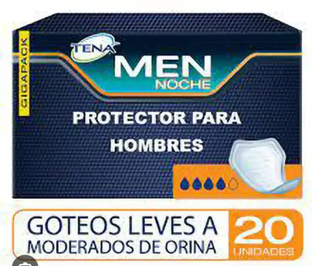 PROTECTORES TENA FOR MEN NOCTURNO X 20 UNID