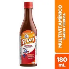MULTIVITAMINICO EMULSION DE SCOTT CEREZA X 180 ML