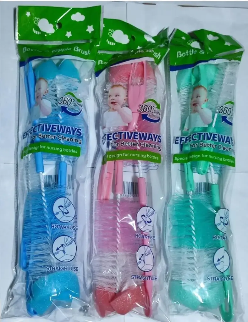 CHURRUSCO LAVA TETERO BOTTLE & NIPPLE BRUSH BOLSA 1809 3 PIEZAS
