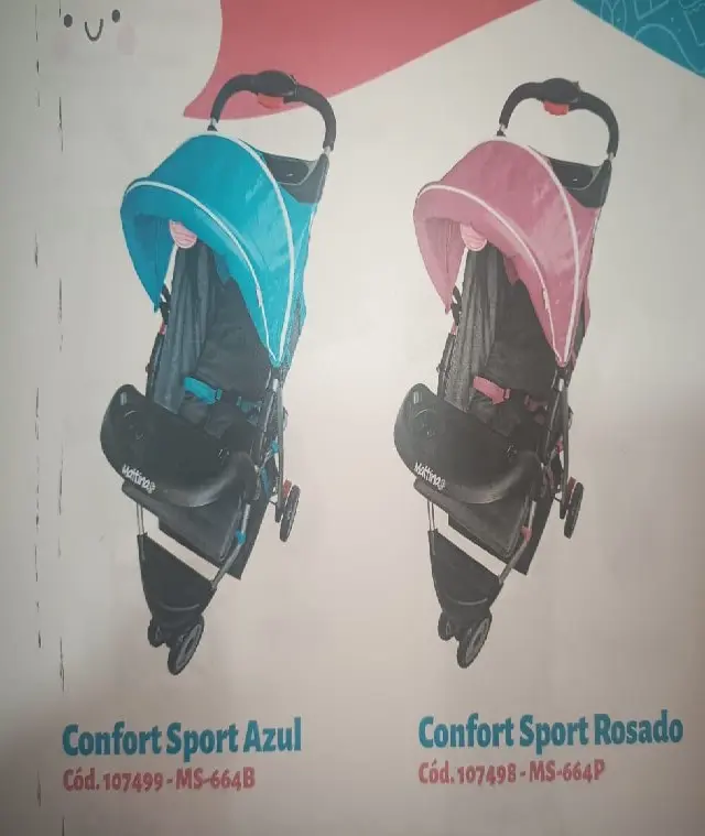 COCHE PASEADOR CONFORT MATTINA MS- 664P MS- 664B 