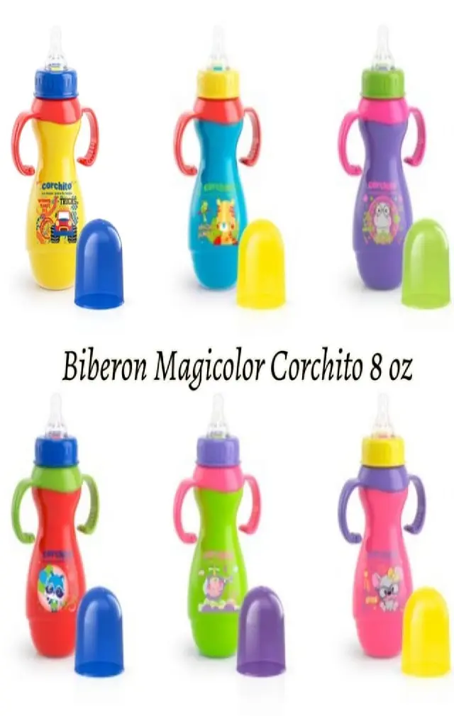 BIBERON 8 OZ CORCHITO MAGICOLOR JARRA 2501 