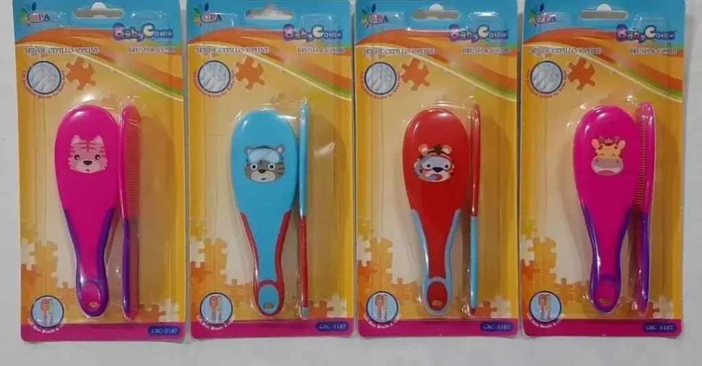 CEPILLO Y PEINE BABY COLOR GBC 5187 