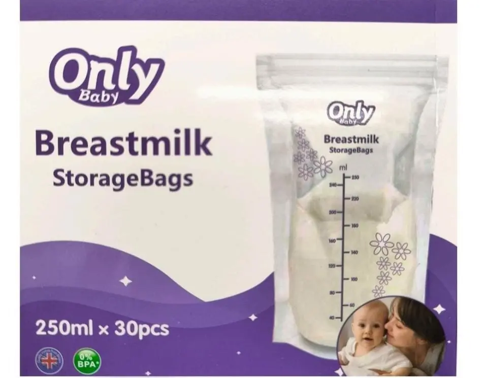 BOLSAS PARA LECHE MATERNA ONLY BABY X 30 UND ONBY 1 