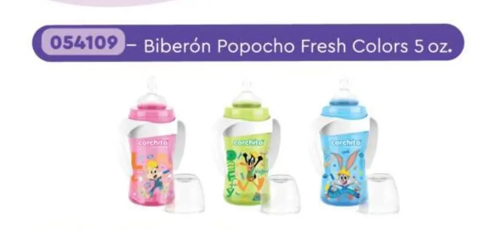 BIBERON 5 OZ CORCHITO FRESH COLORS 4109 