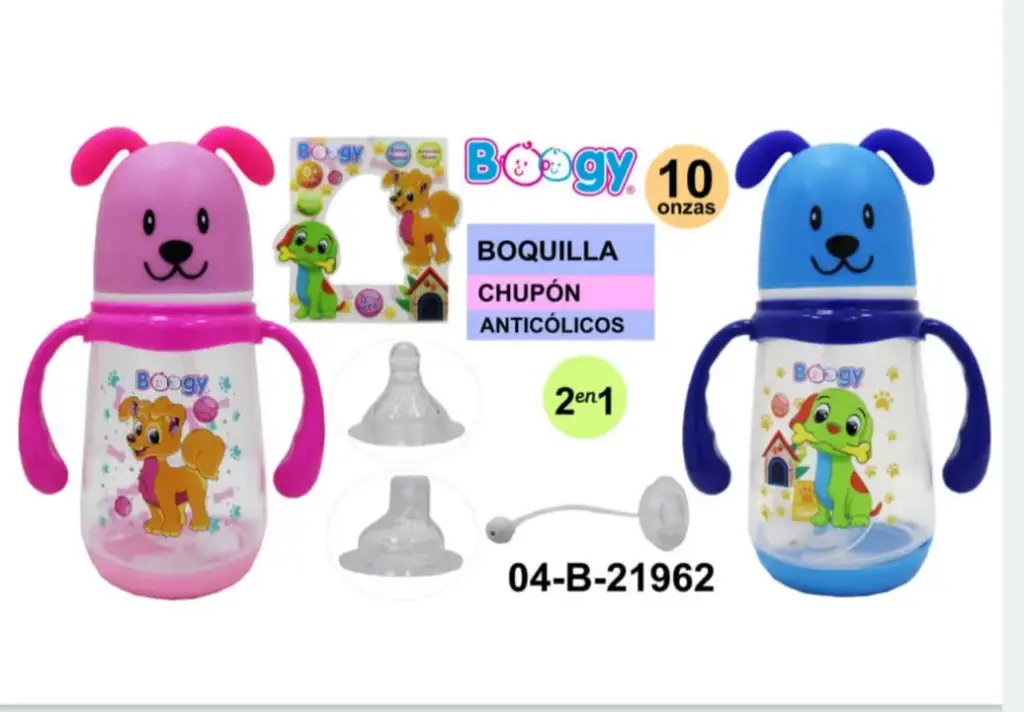 BIBERON ANTICOLICO 10 OZ BOOGY 04 B 21962 PERRO