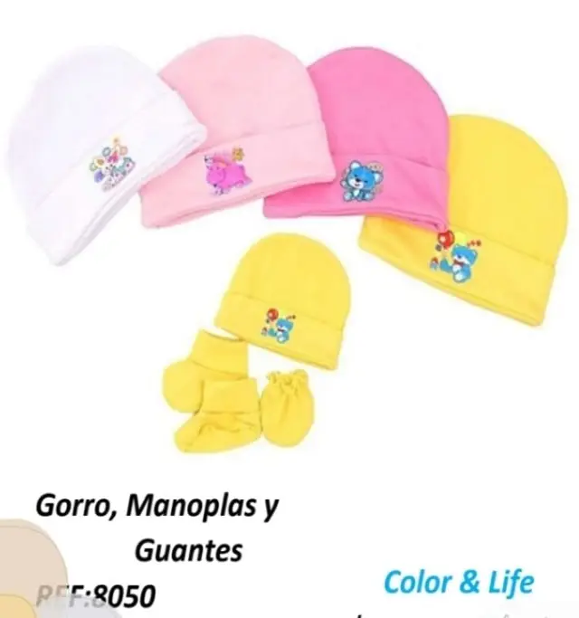GORRO + PATINES + MITONES  8050