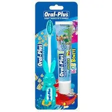 CREMA DENTAL SIN FLUOR ORAL PLUS 30 GR + CEPILLO BONITE