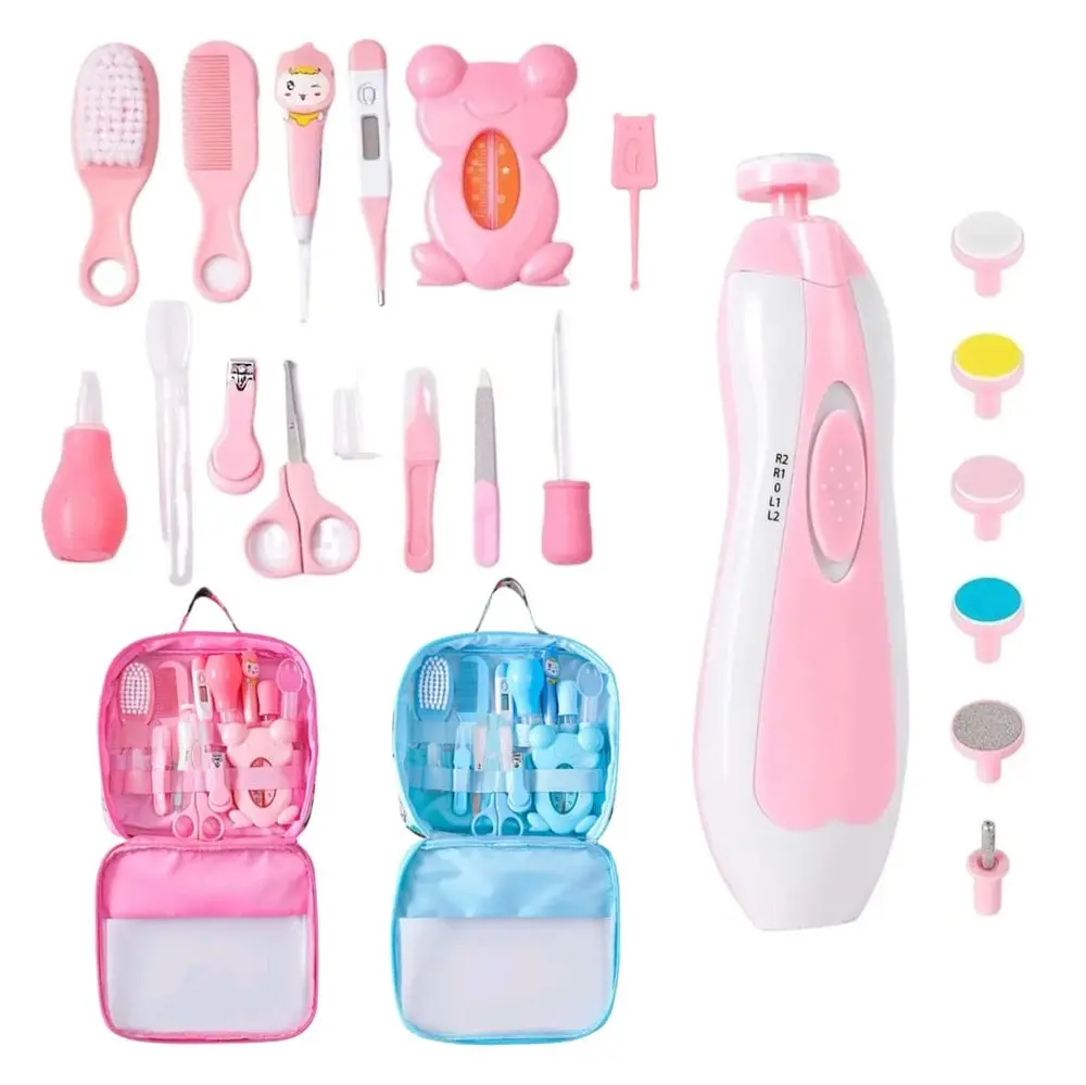 KIT DE ASEO 15 PIEZAS BOLSO AA 068-AZUL