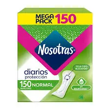 PROTECTORES NOSOTRAS DIARIOS 150  UNID