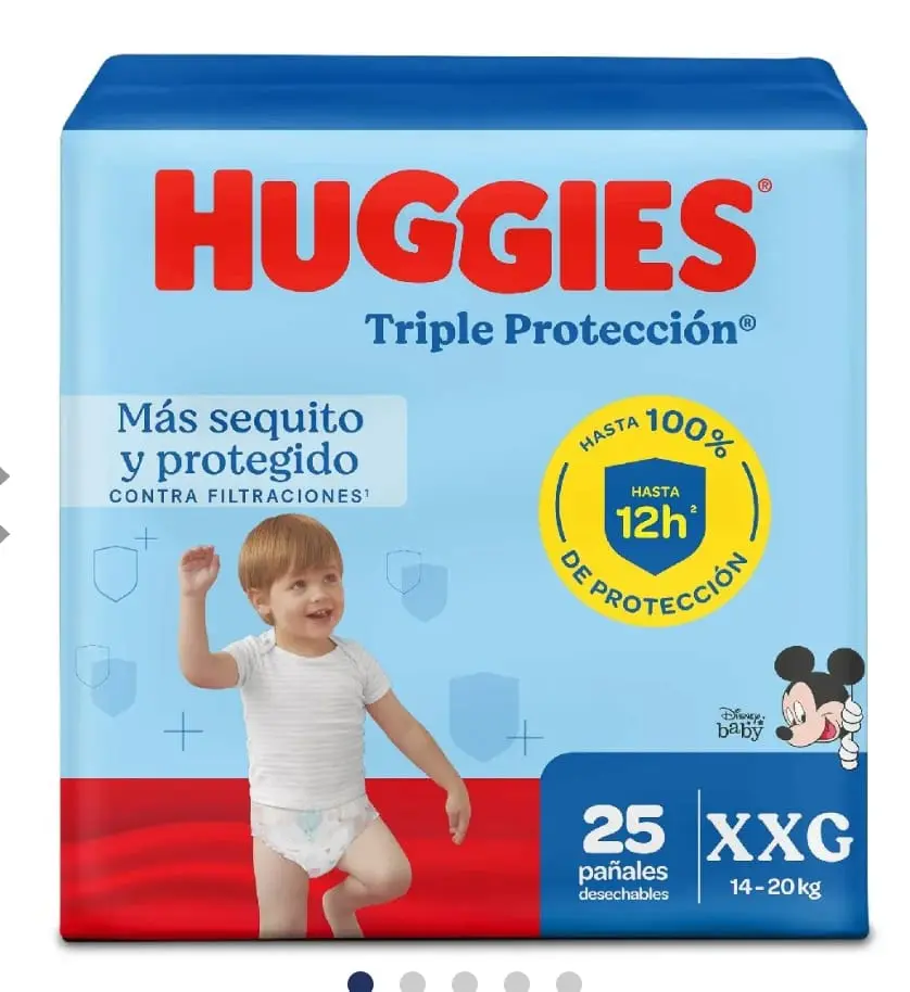 HUGGIES TRIPLE PROTECT 5X25 UND