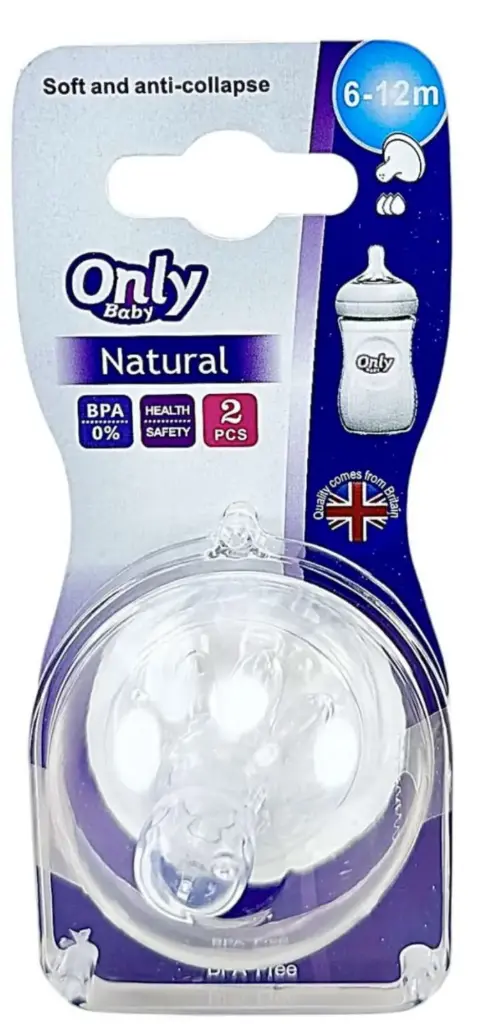CHUPO REPUESTO ONLY X2 UND (6-12 M) A-8 3 GOTAS