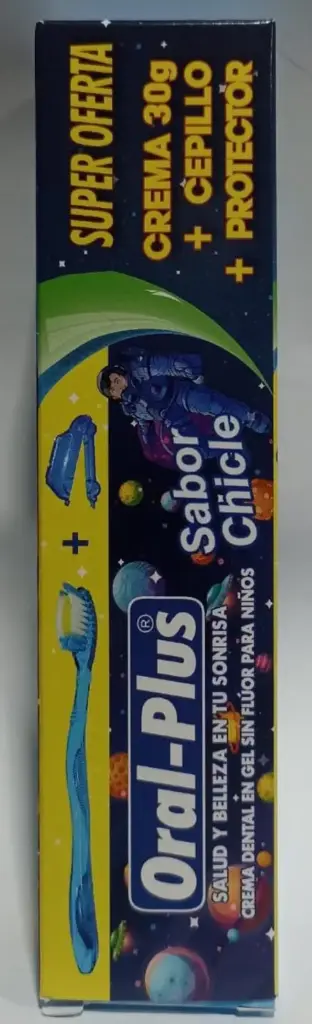 CREMA DENTAL CON FLUOR ORAL PLUS X 30 GR + CEP JUNIOR + PROT 