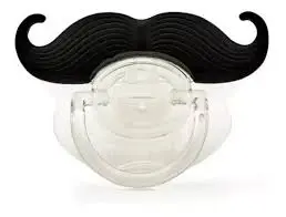 CHUPO DE ENTRETENCION ONLY BABY BL 2306  - 34 BIGOTE 