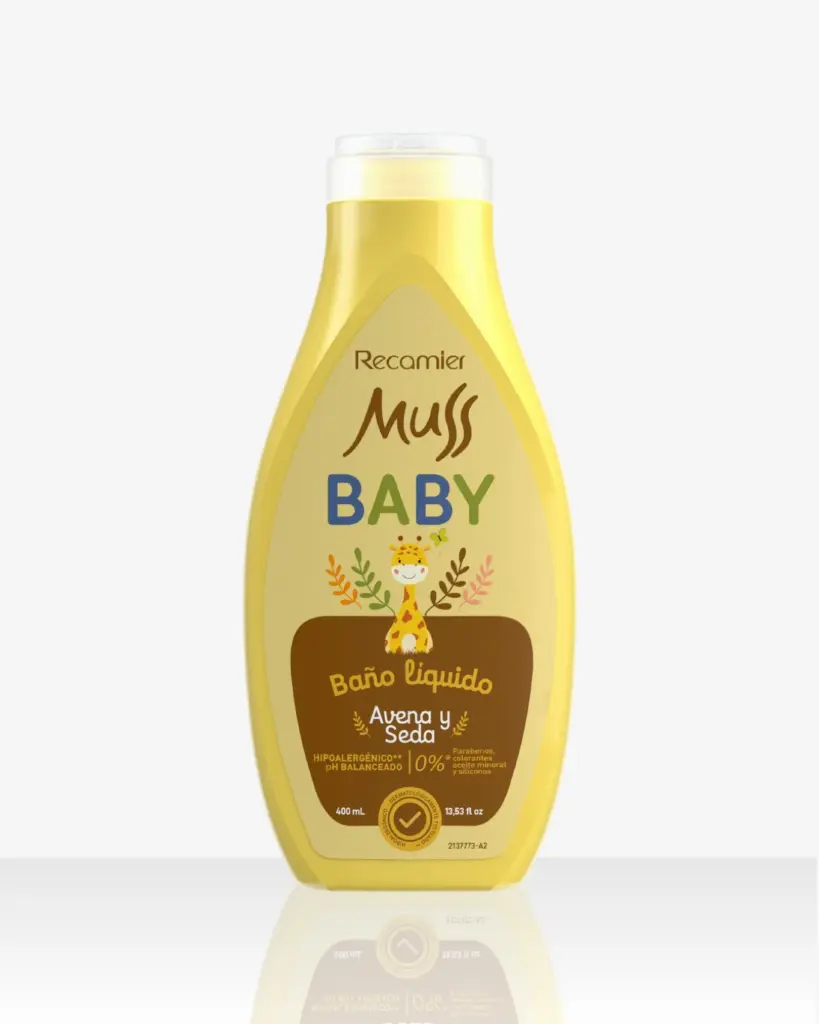 BAÑO LIQUIDO MUSS BABY AVENA X400 ML
