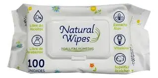 TOALLITAS NATURAL WIPES X 100 UN