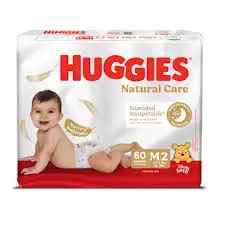 HUGGIES NATURAL CARE 2X60 UND 