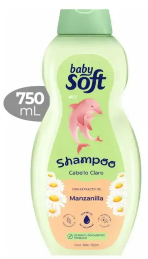 SHAMPOO BABYSOFT 750 ML CABELLO CLARO 