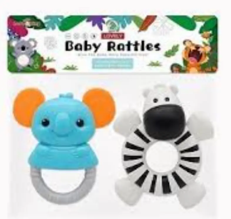 SONAJERO BABY RATTLES X2 UNID MB 25118