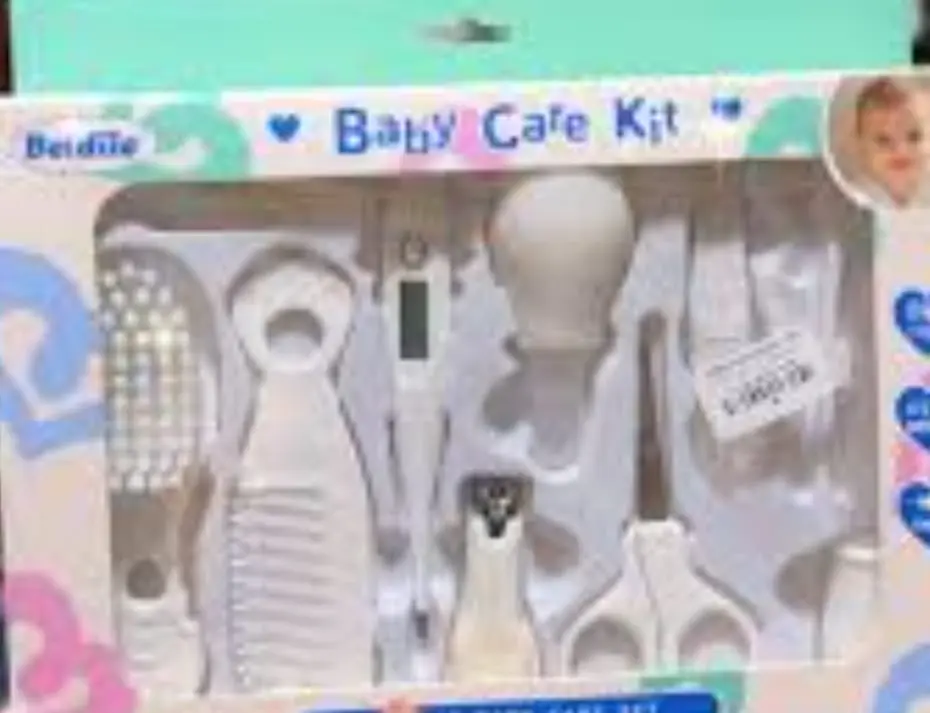 KIT DE ASEO BABY CARE 10 PIEZAS MB 25015 BLANCO