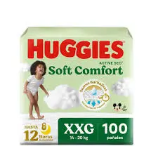 HUGGIES ACTIVE SEC 5X100 UND  