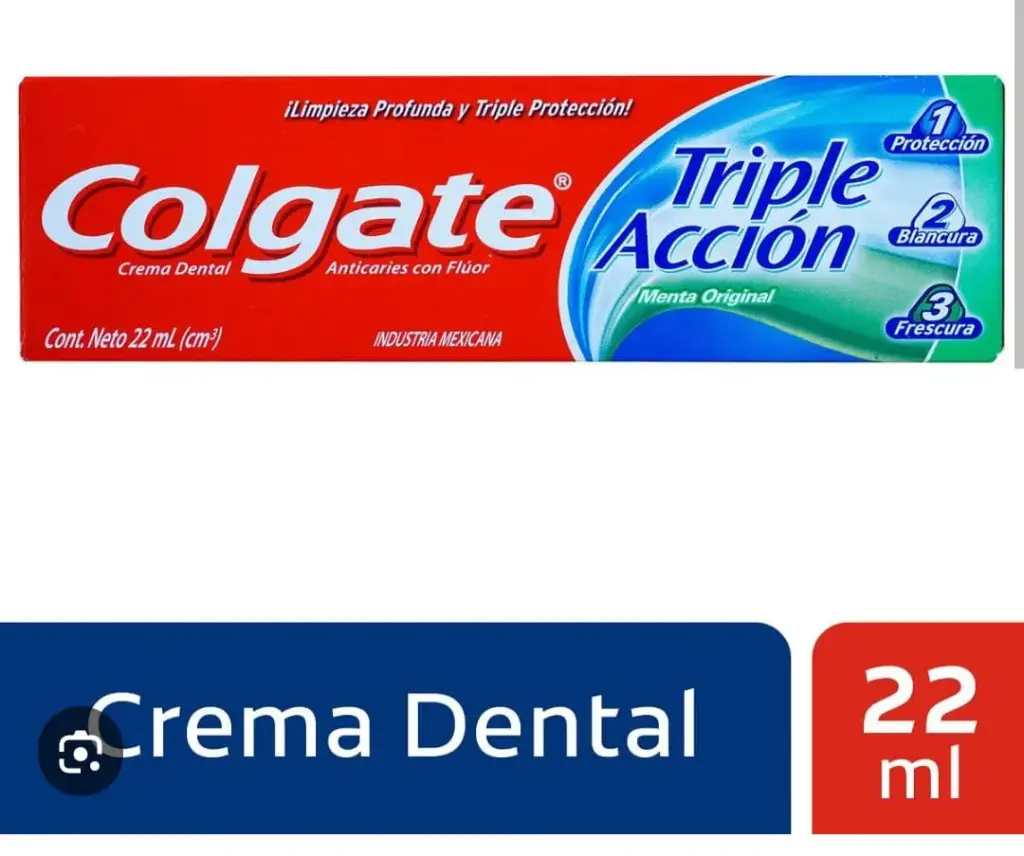 CREMA DENTAL ADULTO COLGATE X 22 ML TRIPLE ACCION 