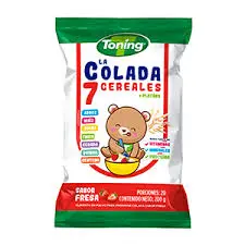 COLADA TONING 7 CEREALES X 200 GR FRESA
