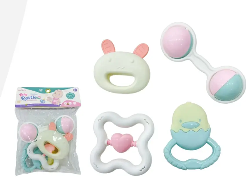 SONAJEROS BABY RATTLES X 4 UNID KD225-150 / KD225-148