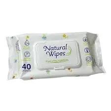 TOALLITAS NATURAL WIPES X 40 UN 