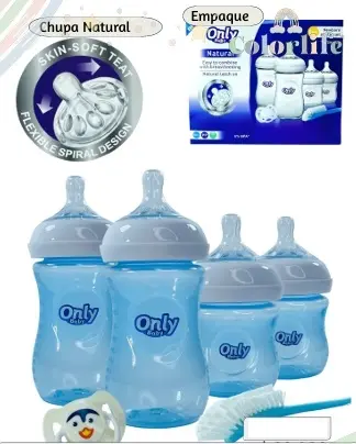[0426] KIT DE BIBERONES ONLY BABY A-10S  