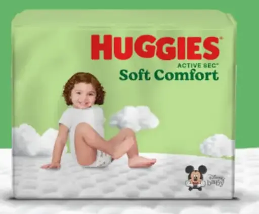 [1313] HUGGIES ACTIVE SEC 4X100 UND