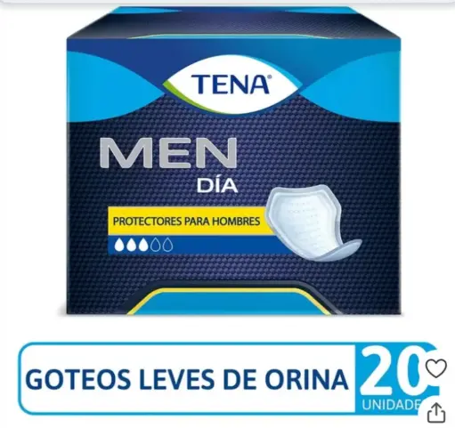 [1732] PROTECTORES TENA FOR MEN DIA X 20 UNID