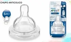 [2575] CHUPO REPUESTO AVENT CLASICO X 2 SCF 636/27 (6+) Y