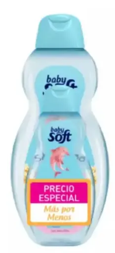 [1879] SHAMPOO BABYSOFT 400 ML + 200 CUIDADO NUTRITIVO 
