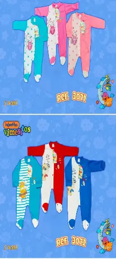 [0706] PIJAMA PIECITOS VIMESITOS 3071 3072 3074 3073 