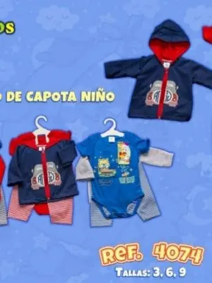 [0720] CONJUNTO VIMESITOS 4065 / 4074 SUDADERA CAPOTA 