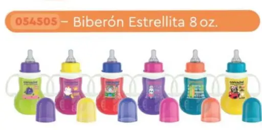 [2096] BIBERON 8 OZ CORCHITO ESTRELLITA 4505 2304 