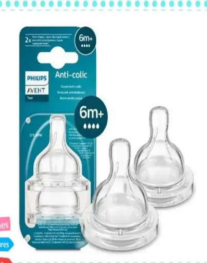 [2841] CHUPO REPUESTO AVENT CLASICO X 2 SCY 764 02 (6+) 4 GOTAS