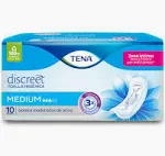 [1710] TOALLAS TENA DISCREET MEDIUM 10 UND