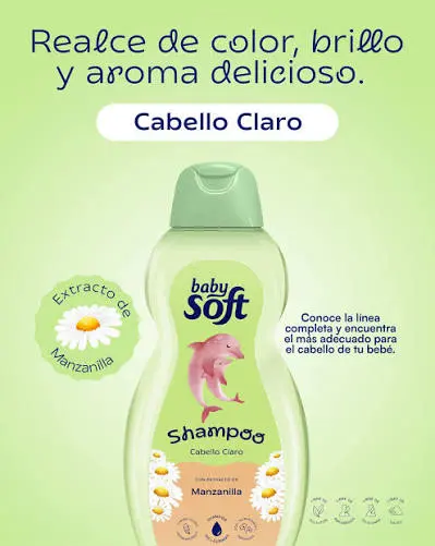 [1876] SHAMPOO BABYSOFT 400 ML + 200 CABELLO CLARO 