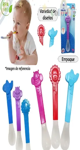 [3000] CUCHARA INFAN TEC SILICONADA GB 0409 