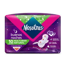 [1859] TOALLAS HIGIENICAS NOSOTRAS BUENAS NOCHES 10 UND
