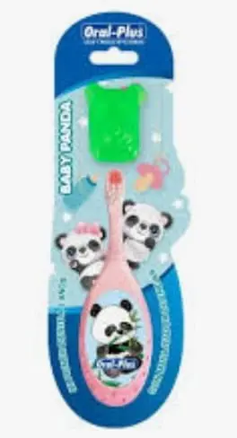 [0551] CEPILLO DE DIENTE ORAL PLUS PANDA + PROTECTOR 