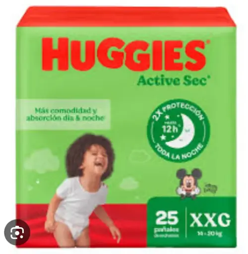 [2082] HUGGIES ACTIVE SEC 5X25 UND