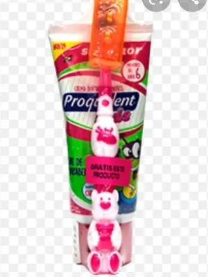 [1002] CREMA DENTAL SIN FLUOR PROQUIDENT KIDS 100 GR + CEP ROSAD