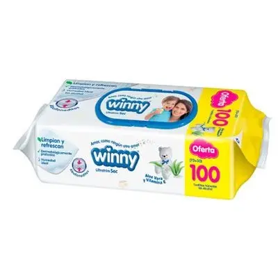 [1872] TOALLITAS WINNY X100 UND ALOE 