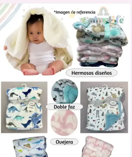 [TC42] COBIJA TERMICA COLORLIFE DOBLE FAZ TC 42 (75*100) niño